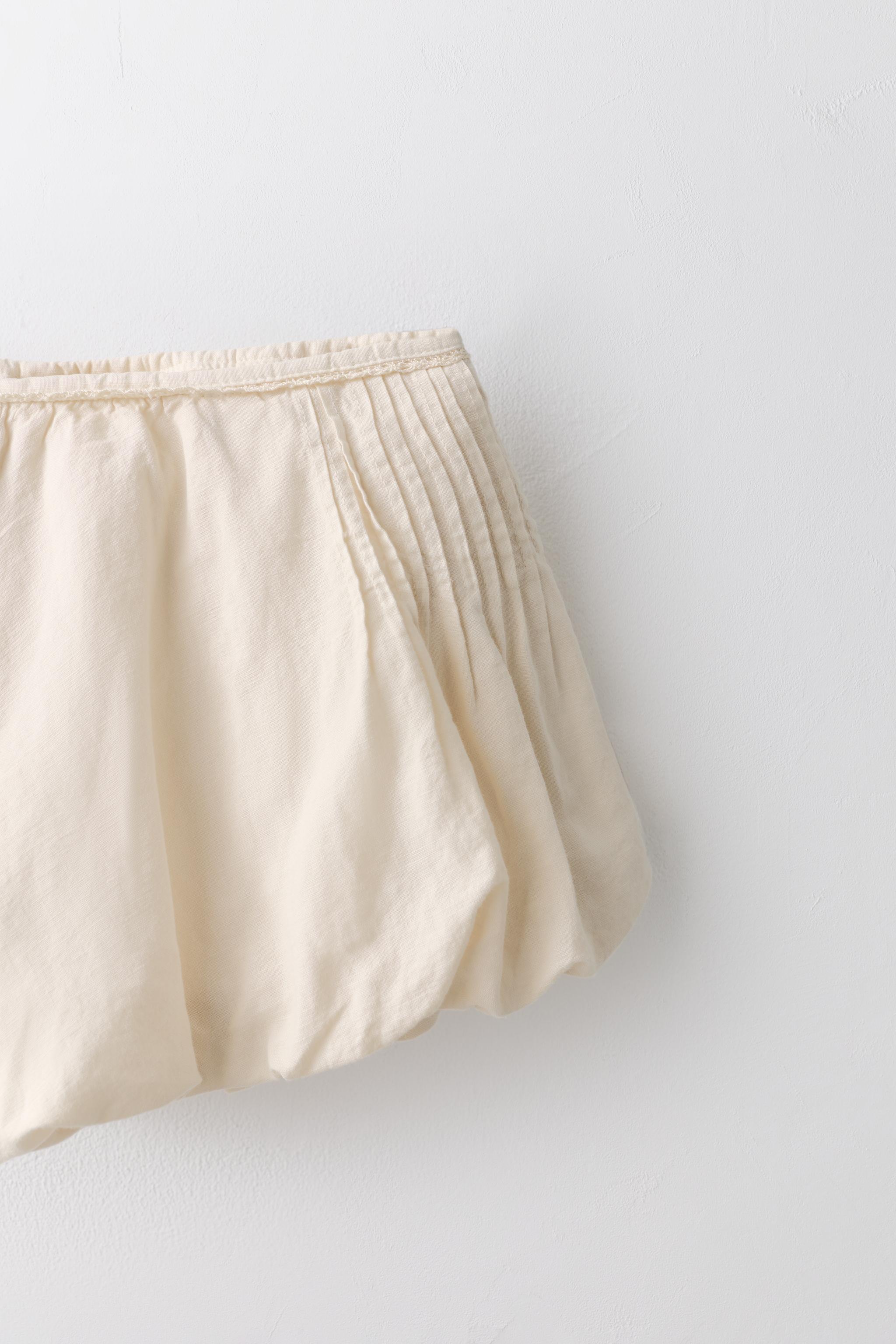 2-5 YEARS / LIMITED EDITION COTTON LINEN BLOOMER SHORTS